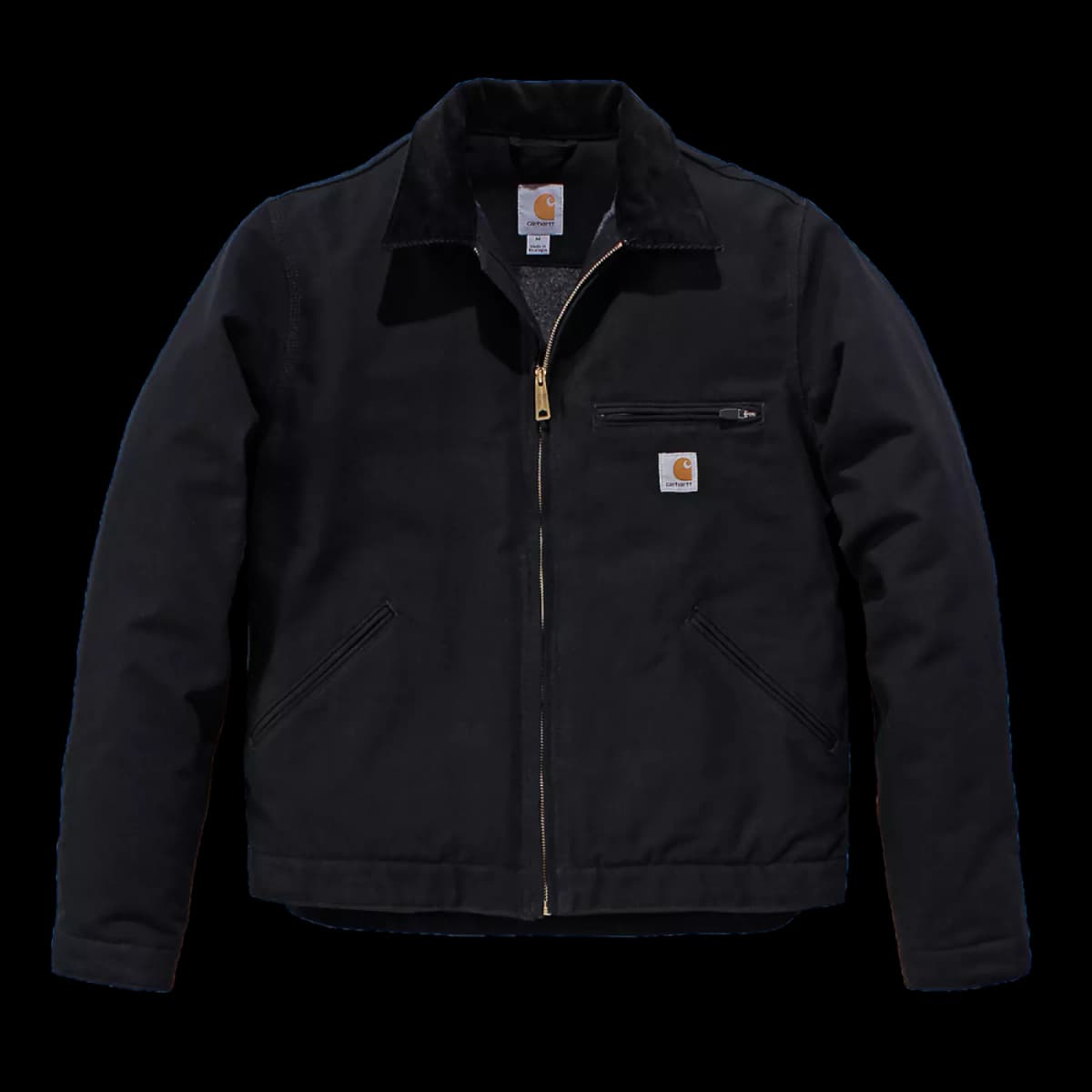 Carhartt Duck Detroit Jacket Black - XL