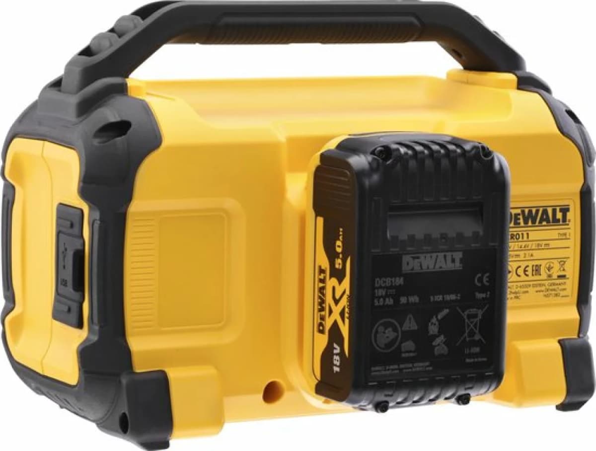 DeWALT DCR011-XJ 10,8V / 18V / 54V Li-ion XR Accu Bluetooth Speaker thumbnail 4