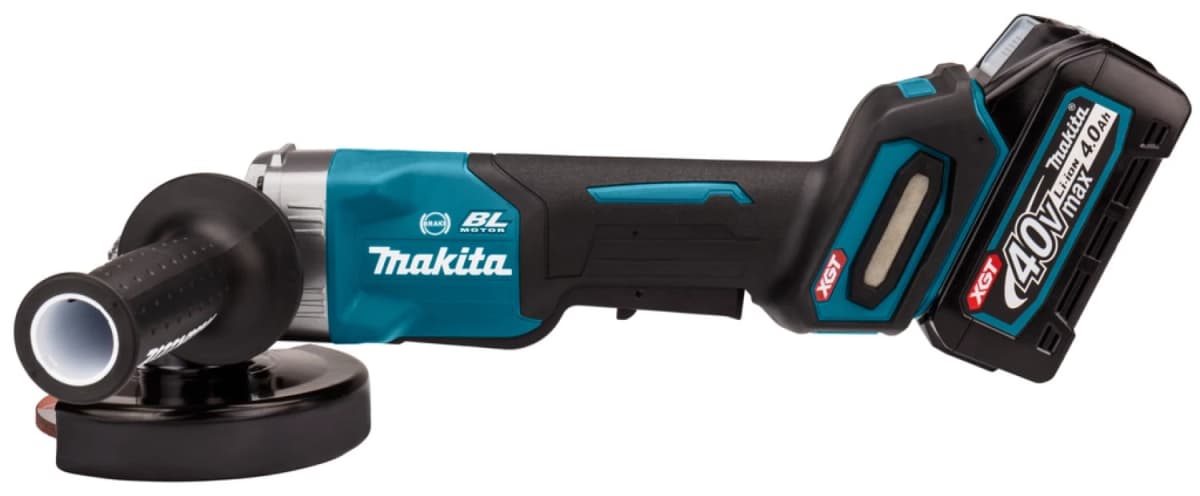 Makita GA013GM201 XGT 40V Max Li-Ion Accu Haakse Slijper Set (2x 4,0Ah) In Mbox - 125mm thumbnail 2