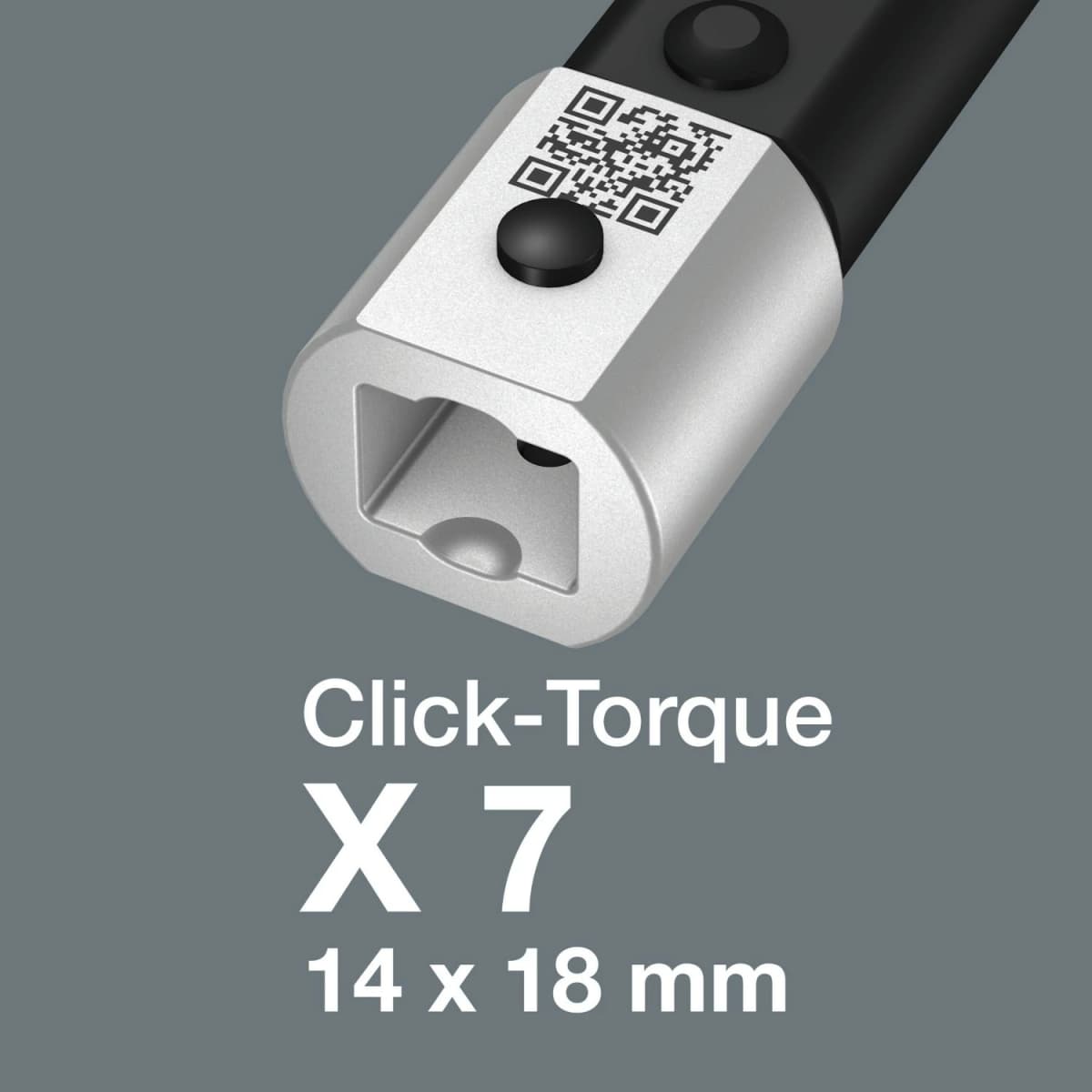 Wera 05075657001 Click-Torque X 7 Draaimomentsleutel - 10-100 Nm - 14x18mm thumbnail 2