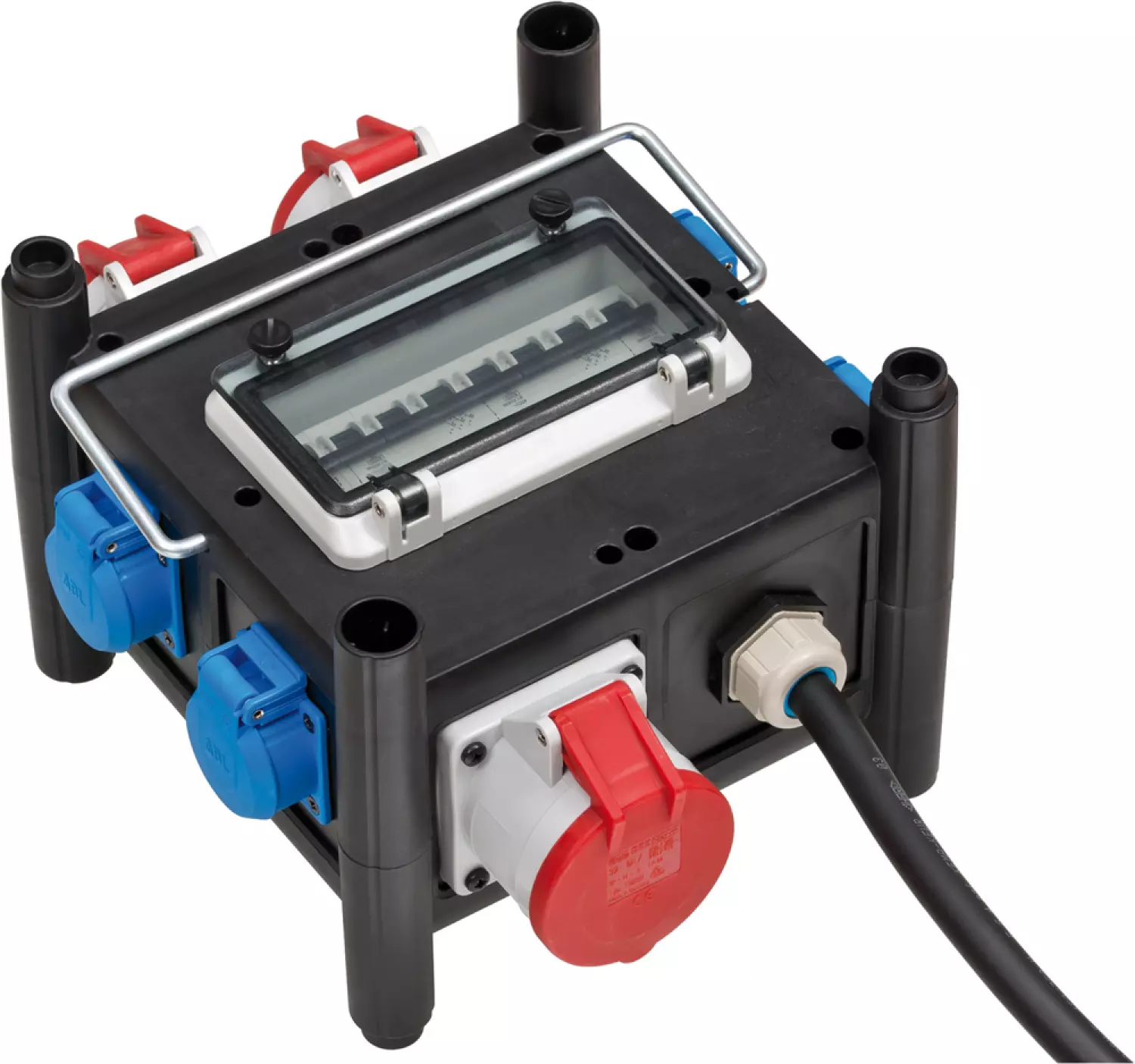 Brennenstuhl 1153690400 Compacte Rubberen Stroomverdeler BSV 3/32 2 - IP44 - 2m - H07RN-F 5G4,0 thumbnail 2