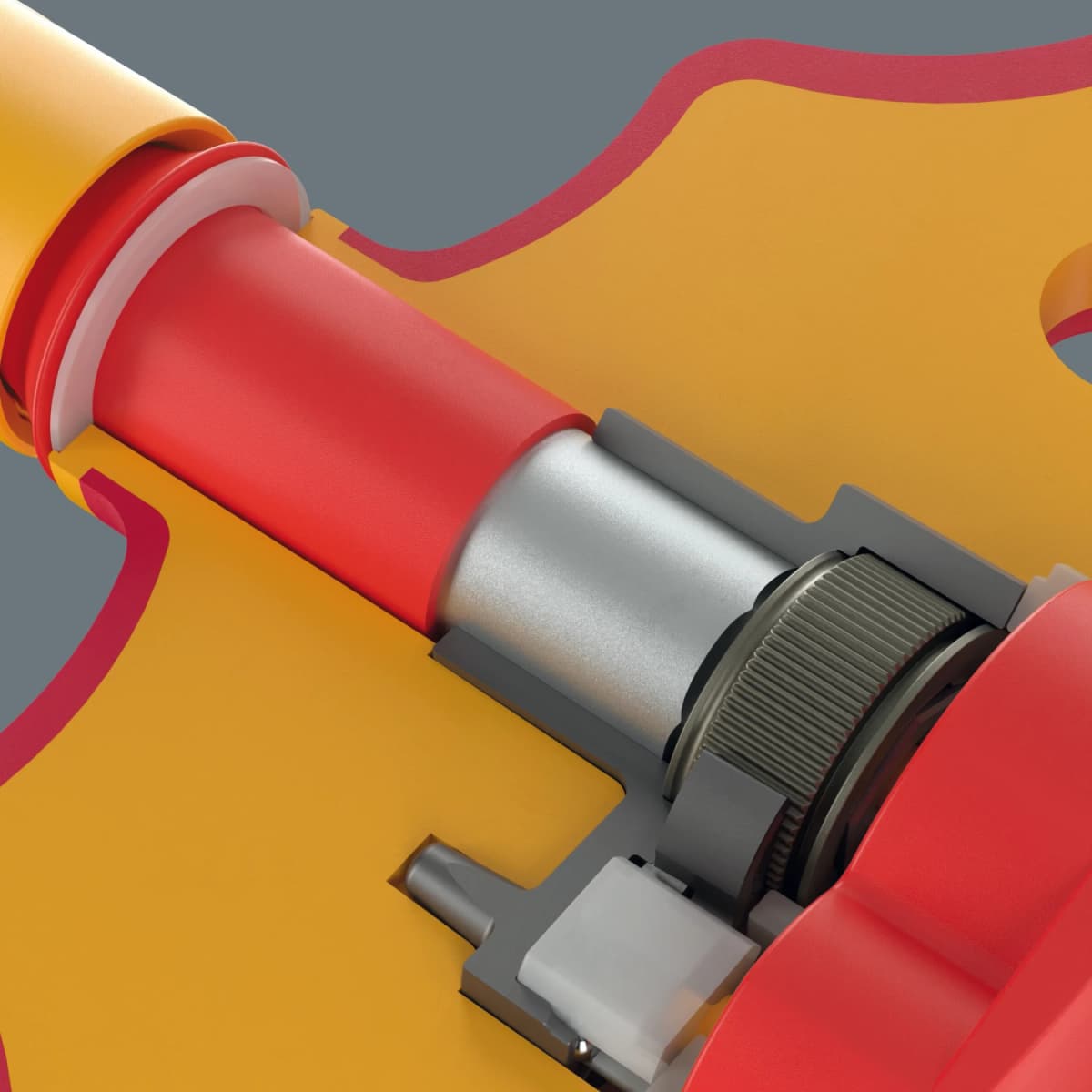 Wera 05005122001 410 I VDE B RA VDE Geïsoleerde Adapterschroevendraaier Met T-greep En Ratelfunctie - 3/8" thumbnail 3