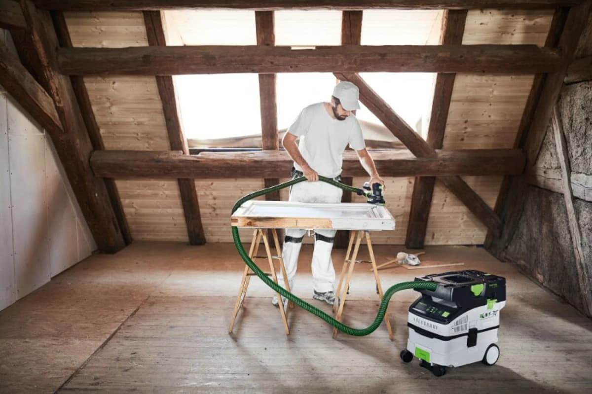 Festool CTLC MINI I-Plus 36V (2x18V) Li-Ion Accu Stofzuiger Set (4x 5,0Ah) - 3100l/min - Stofklasse L thumbnail 4