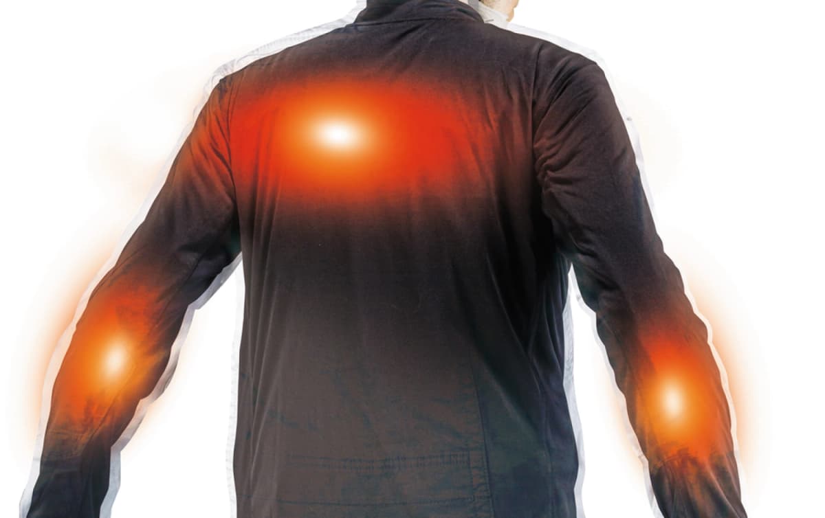 Makita DCX201BXL 12V Li-Ion Accu Verwarmd Ondershirt Met Rits - Maat XL thumbnail 4