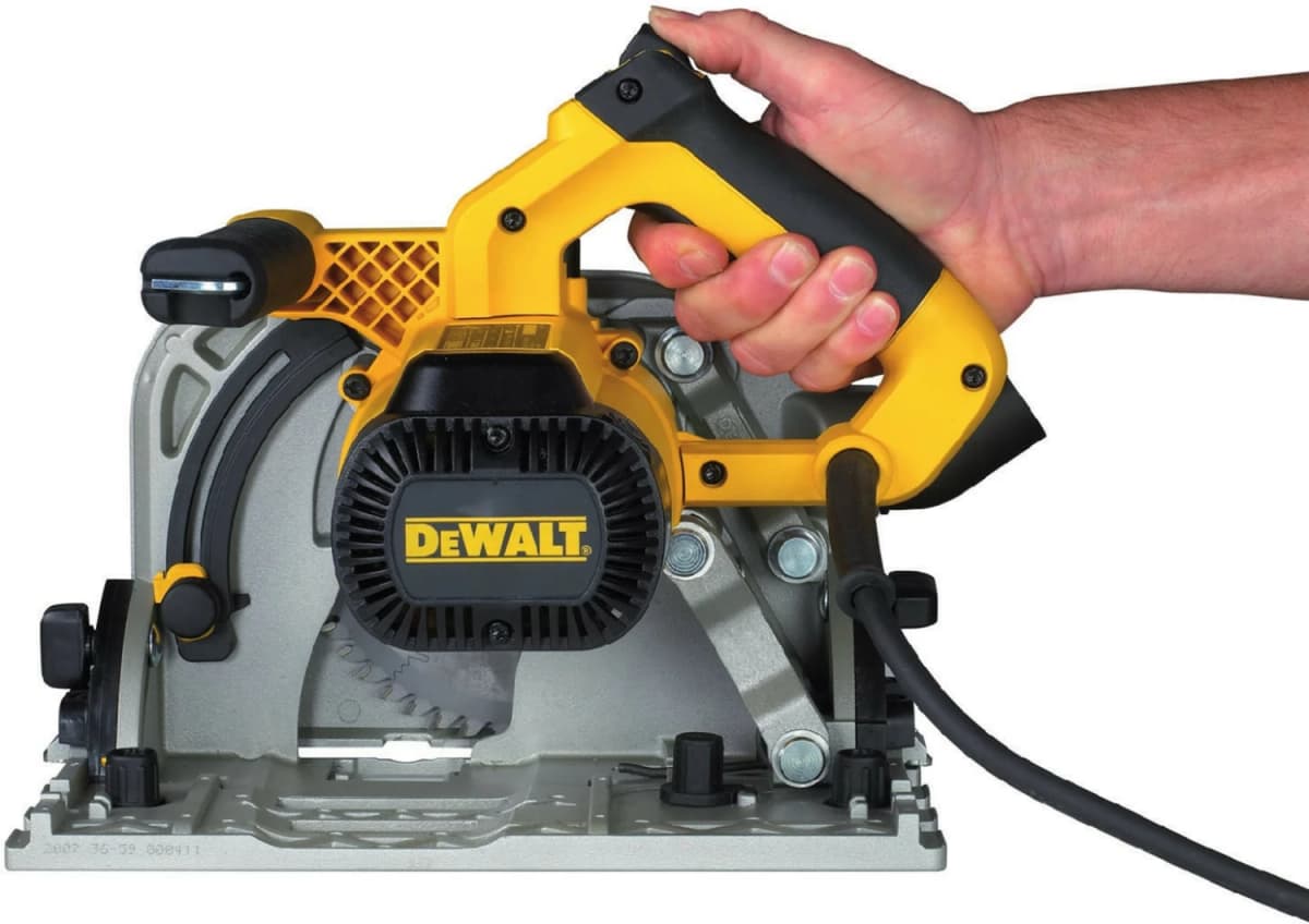 DeWALT DWS520KT Invalzaag In TSTAK - 1300W - 165mm thumbnail 3