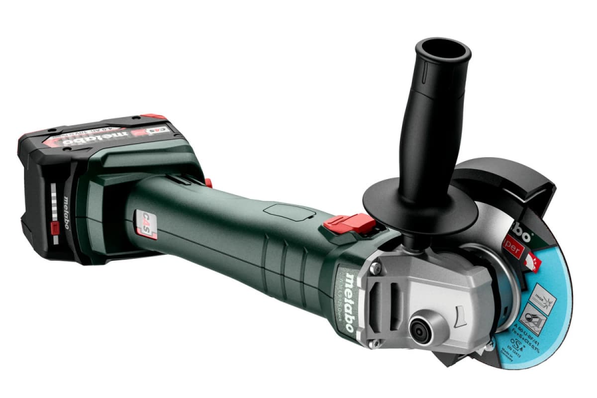 Metabo W 18 L 9-125 18V Li-ion Accu Haakse Slijper Body In MetaBOX - 125 Mm thumbnail 2