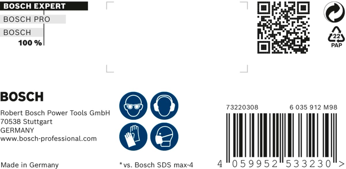 Bosch 2608900249 EXPERT Hamerboor SDS Max-8X - 28x600x720mm thumbnail 3