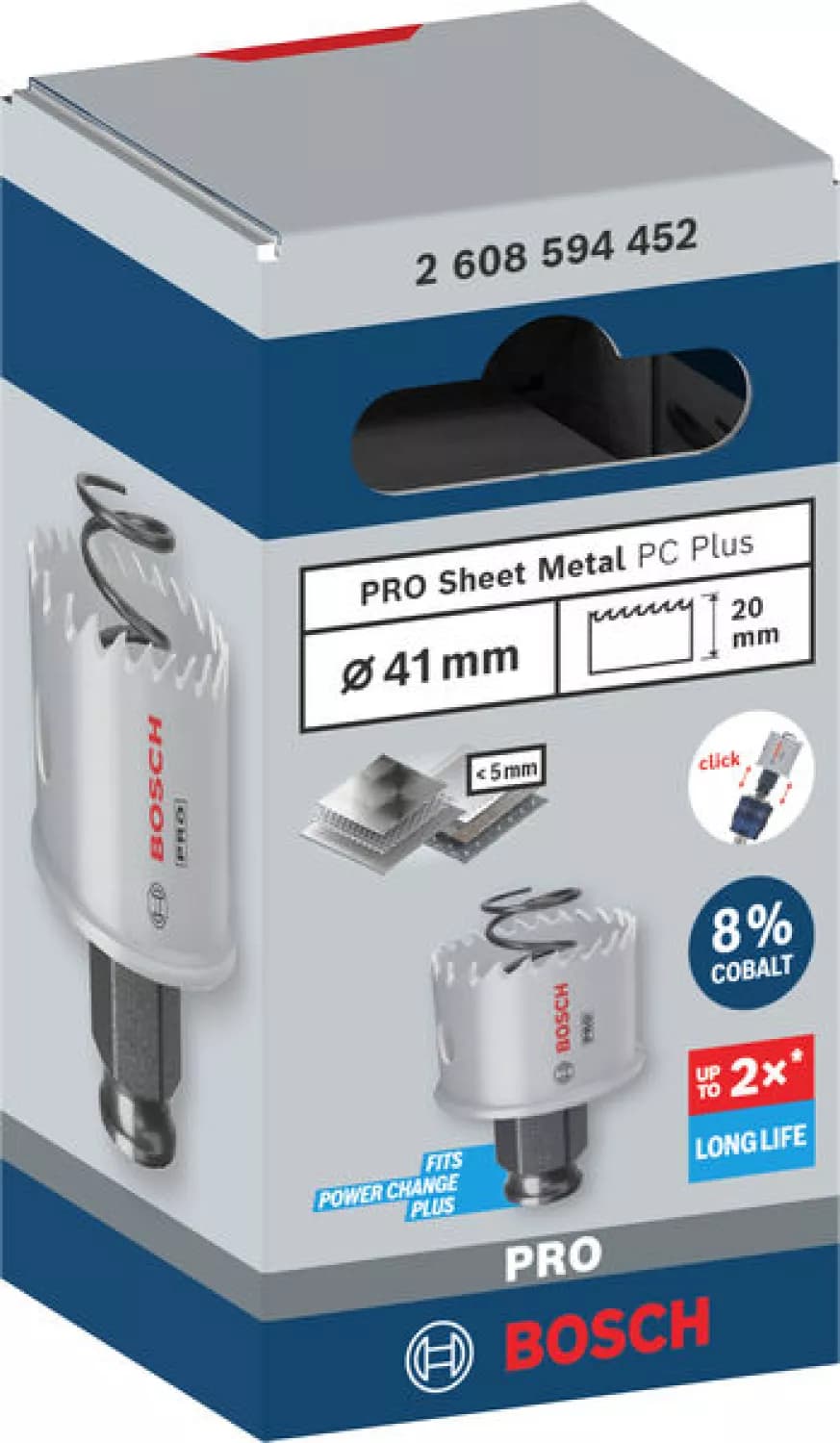 Bosch 2608594425 PRO Multi Material 14-delige Gatzaagset Met Power Change Plus thumbnail 2