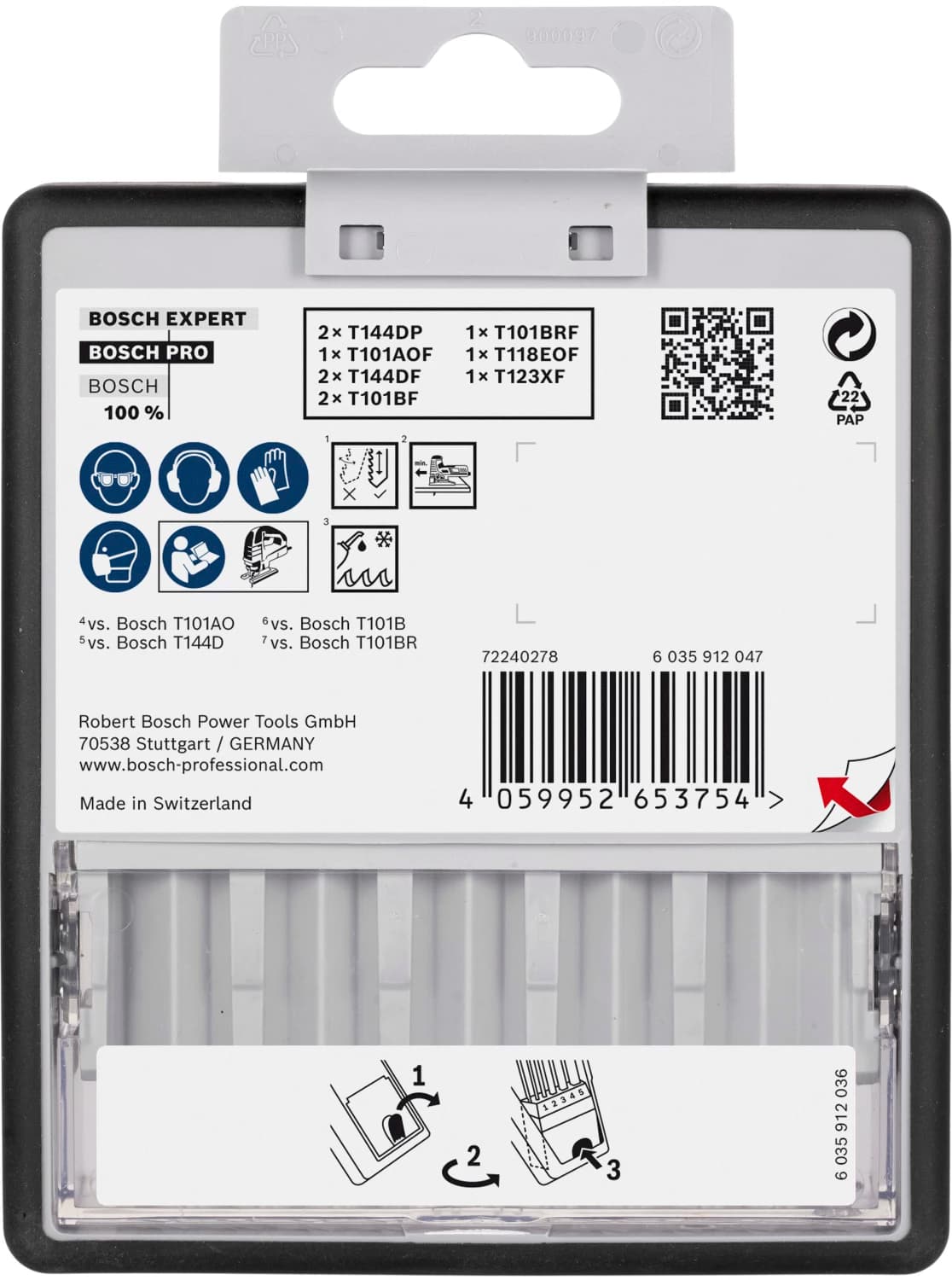 Bosch 2607011944 PRO 10-delige Hout En Metaal Zaagbladenset In Robustline Cassette thumbnail 3