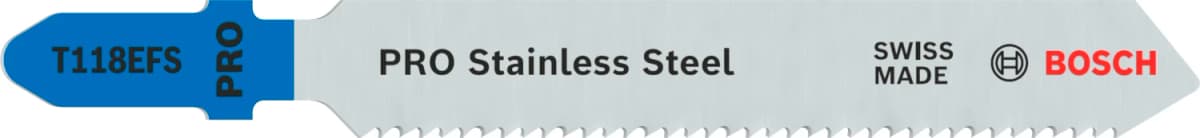 Bosch PRO T118EFS Stainless Steel Decoupeerzaagblad - 83mm - RVS (5st)