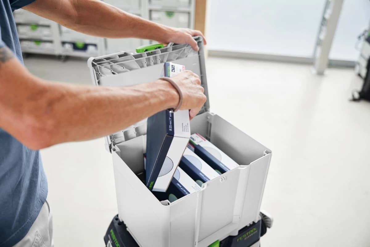 Festool SYS-STF D225 GR NET-Set Schuurmateriaal-Systainer³ Granat SYS-STF Granat Net D 225 In Systainer thumbnail 2