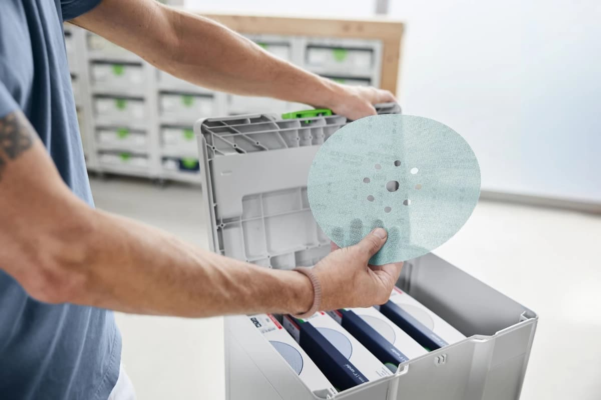 Festool SYS-STF D225 GR NET-Set Schuurmateriaal-Systainer³ Granat SYS-STF Granat Net D 225 In Systainer thumbnail 3