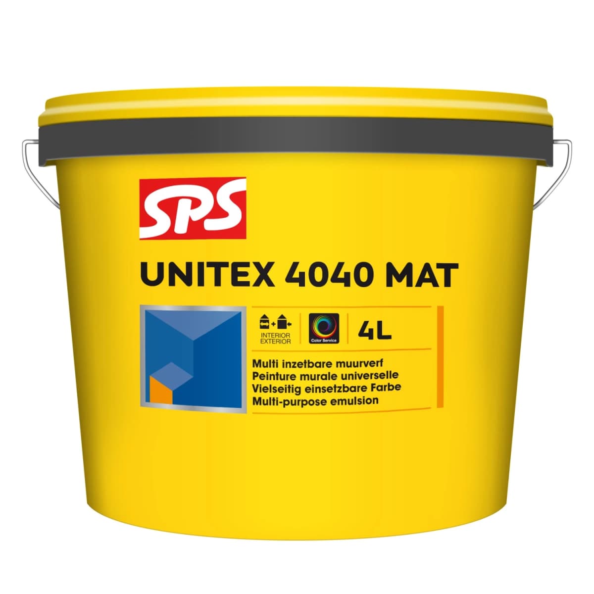 SPS Unitex 4040 Mat Muurverf - RAL 9010 Zuiverwit - 4L