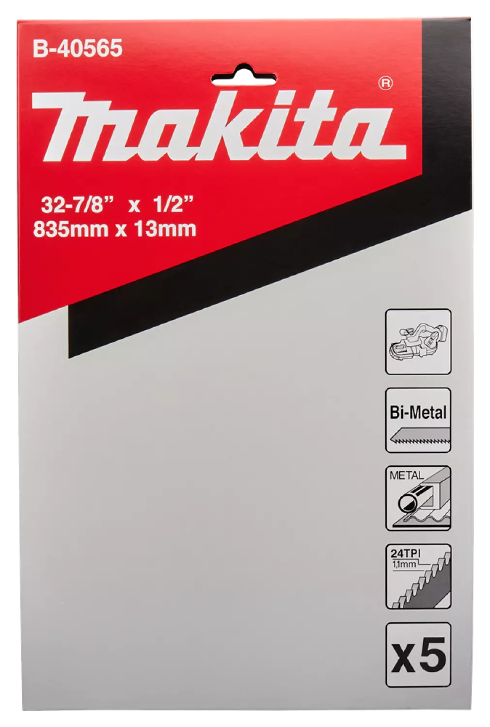 Makita B-40565 Bandzaagblad - 835 X 13mm (5st) thumbnail 3