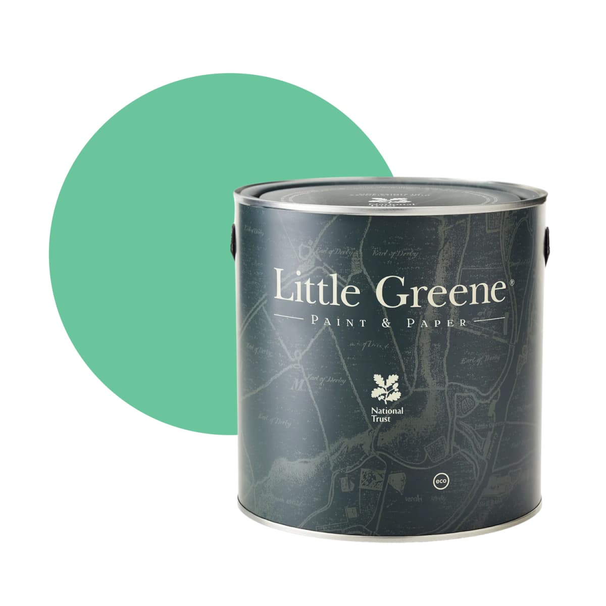 Little Greene Absolute Matt Emulsion - Green Verditer No. 92 - 2,5L