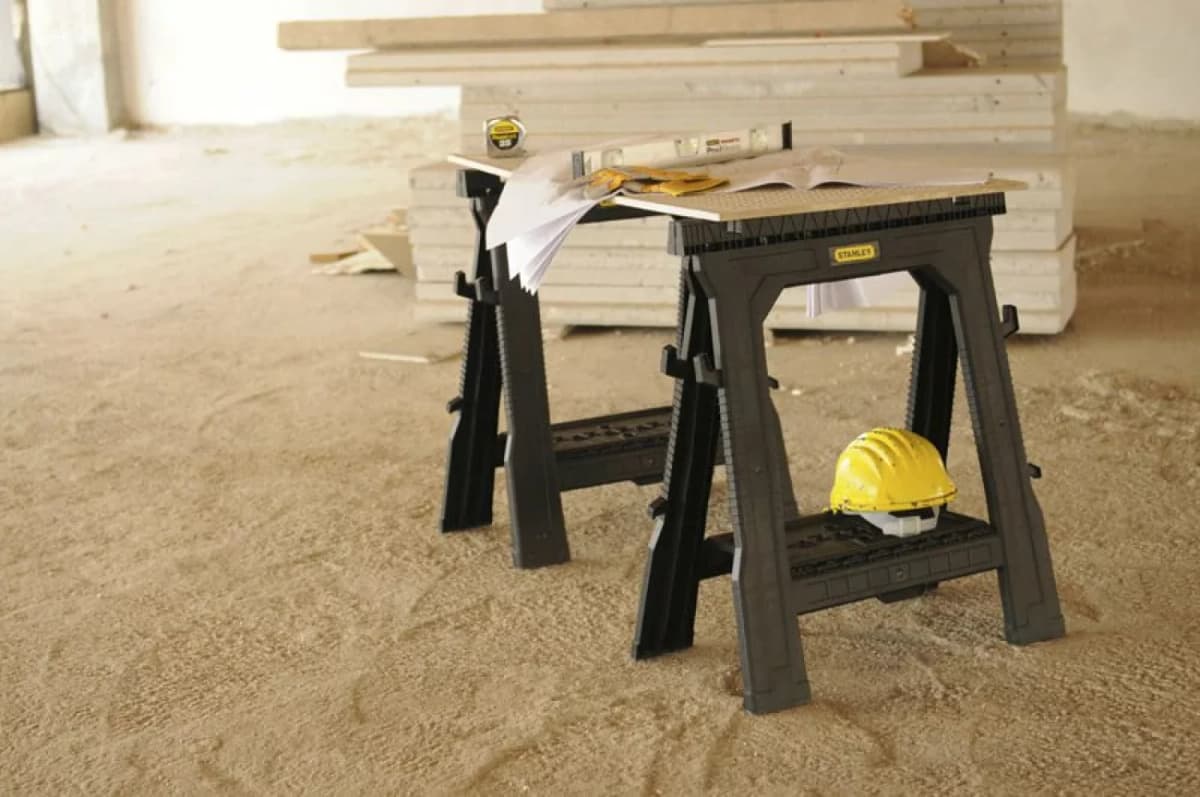 Stanley STST1-70713 Kunststof Schragen - Draagcapaciteit 450 Kg (set Van 2 Stuks) thumbnail 3