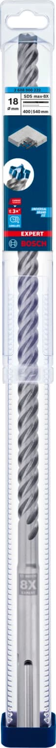 Bosch 2608900222 EXPERT Hamerboor SDS Max-8X - 18x400x540mm thumbnail 2