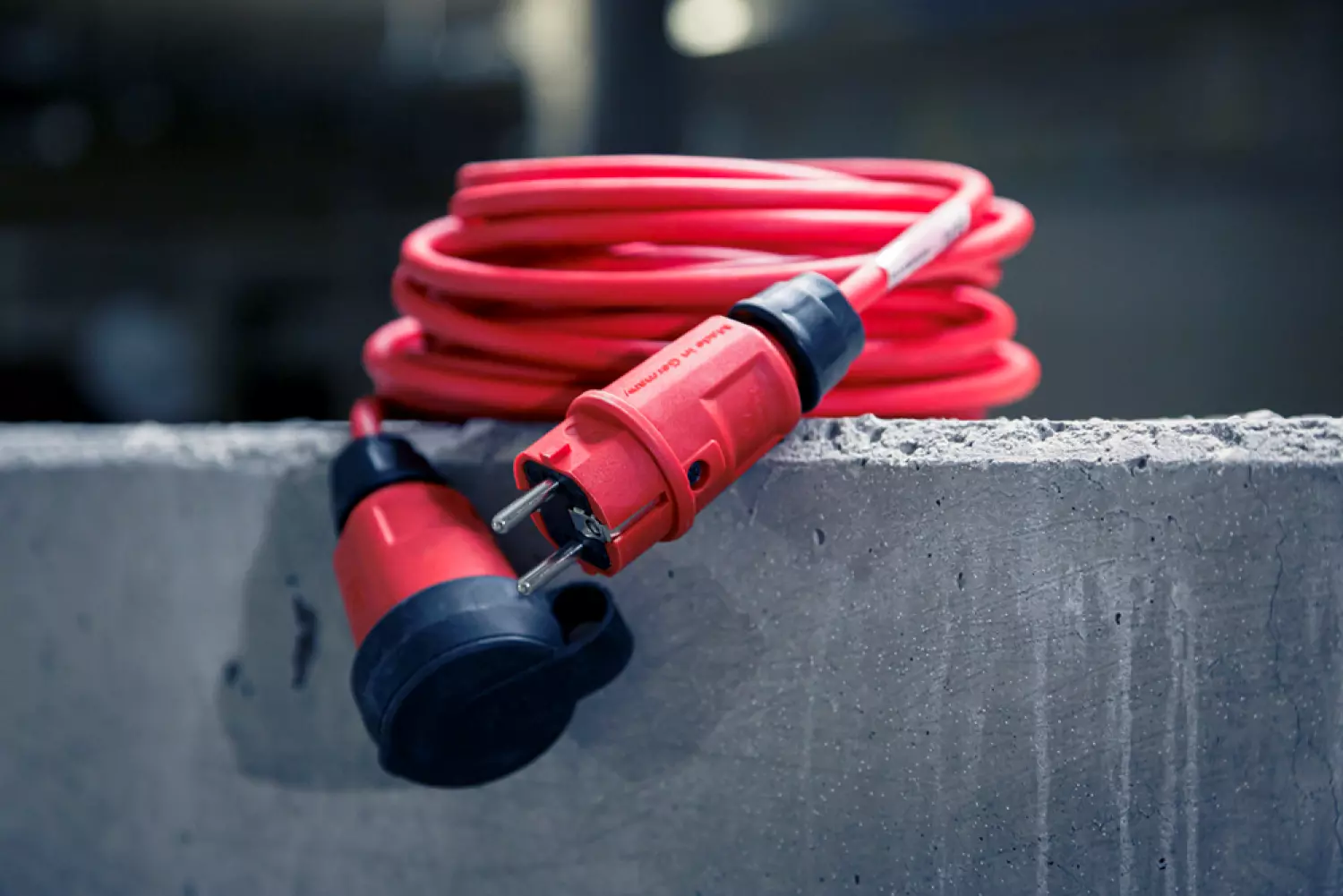 Brennenstuhl Professional VQ 1200 Verlengsnoer H07BQ-F 3G2,5 - IP44 - 10m - Rood thumbnail 4