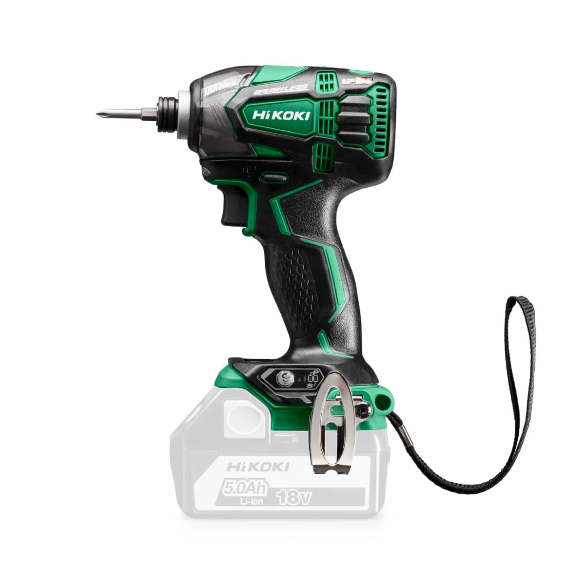 HiKOKI WH18DBSLW2Z 18V Li-Ion Accu Slagschroevendraaier Body In HSC - 172Nm - 1/4" thumbnail 3