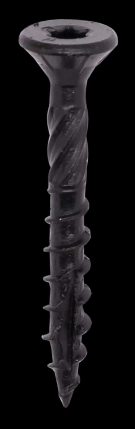 Woodies 61851448 Ultimate Blackline Spaanplaatschroef Shield - TX25 - 5.0 X 60/35mm - Platverzonken Kop - Deeldraad - Gecoat (200st)