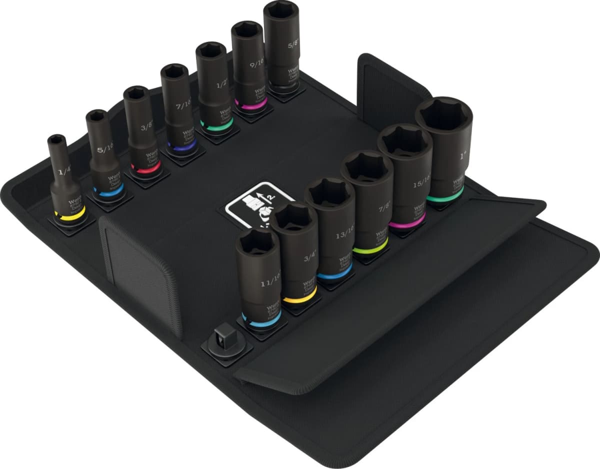 Wera 05005581001 13-delige 8790 B Impaktor Deep Imperial Set 1 Doppenset In Box - 3/8"
