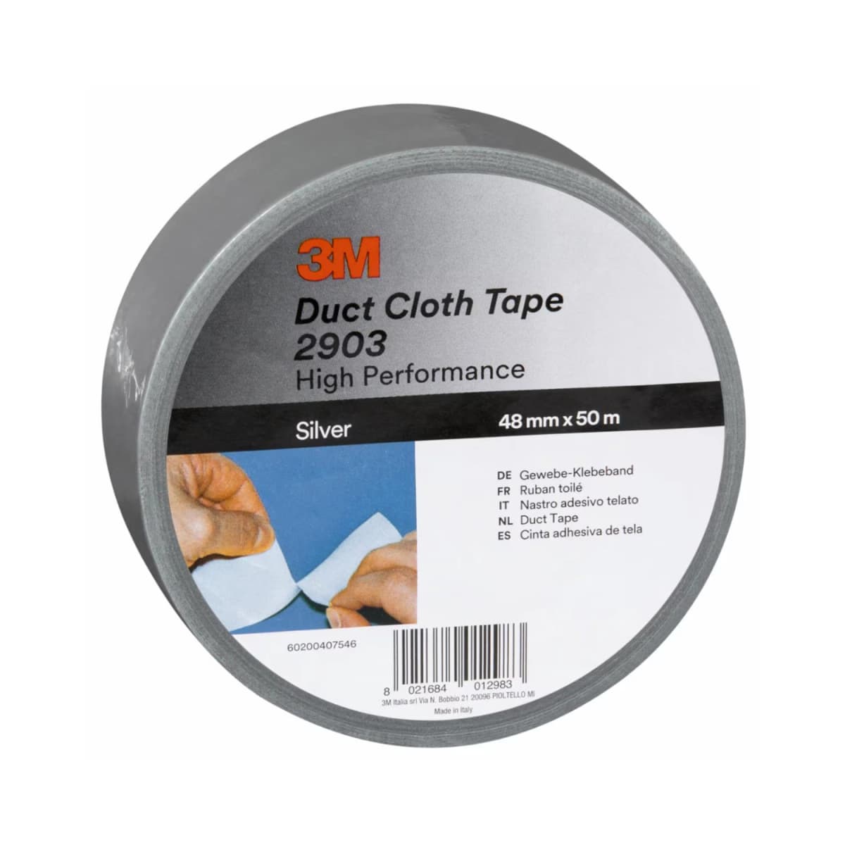 3M 290348S Ducttape - Zilver - 48x50mm