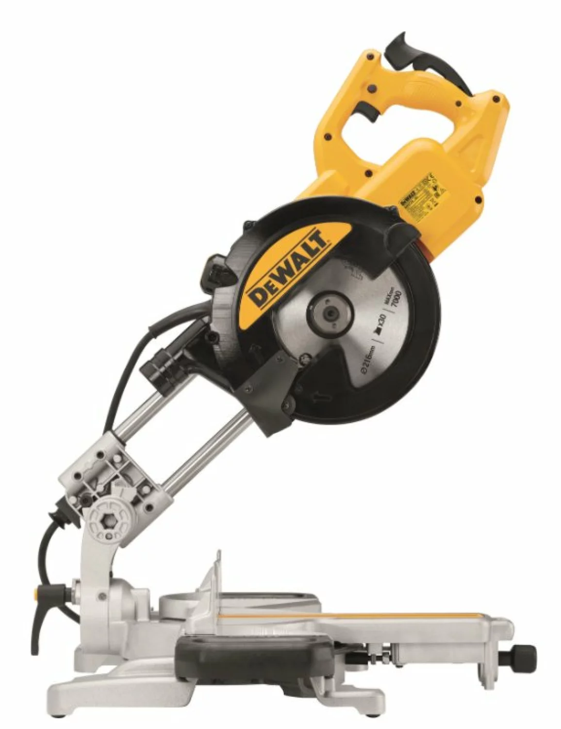 DeWALT DWS774 Afkortzaag Met XPS Zaaglijnindicator - 1400W - 216 X 30mm thumbnail 2