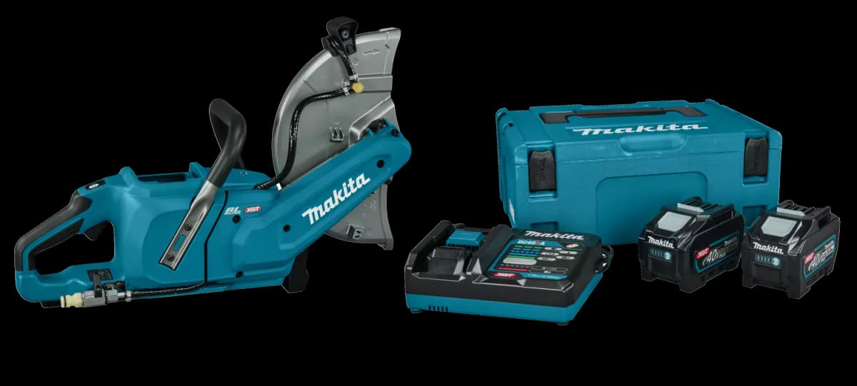 Makita CE004GT2NL1 40V XGT Li-ion Accu Doorslijper Set (2x 5,0Ah Accu) - 305mm