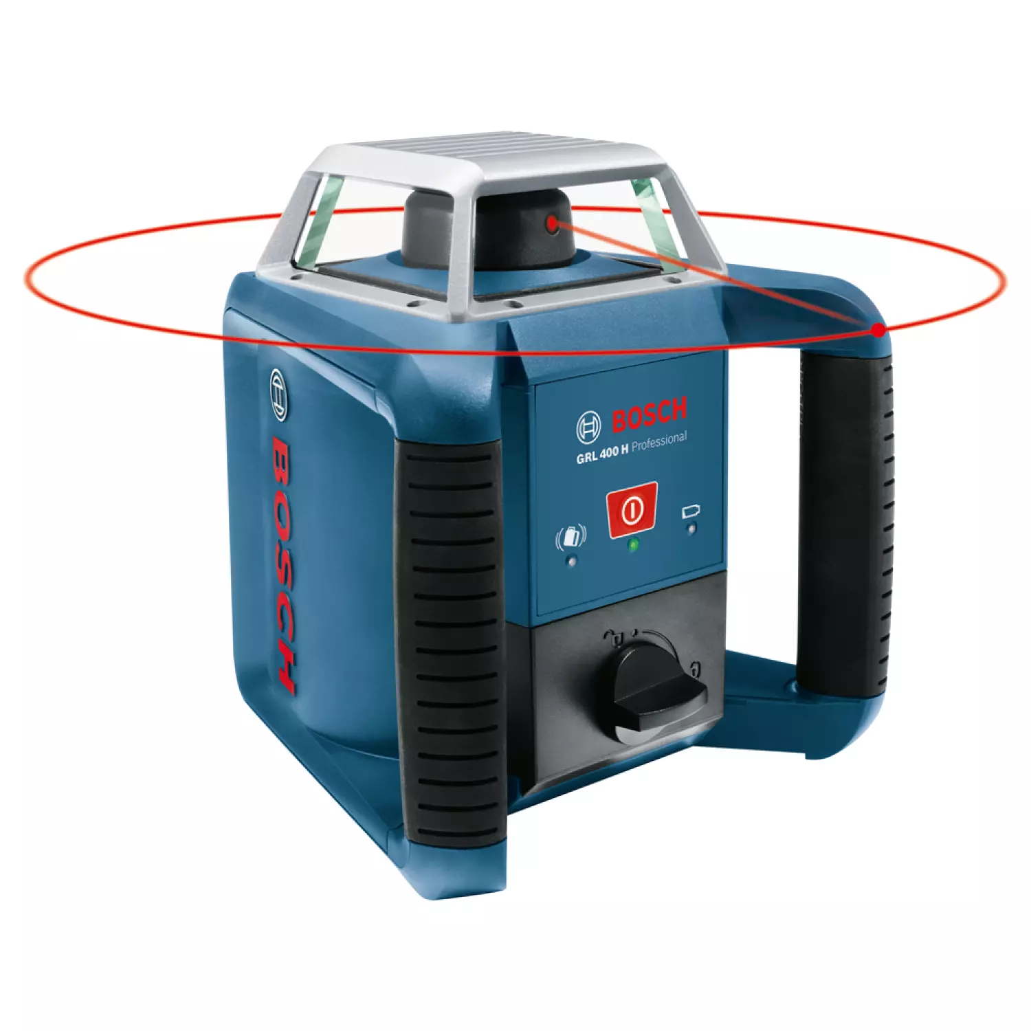 Bosch GRL 400 H Rotatie Laser + LR 1 Ontvanger In Koffer + GR 2400 Meetlat + BT 152 Statief thumbnail 2