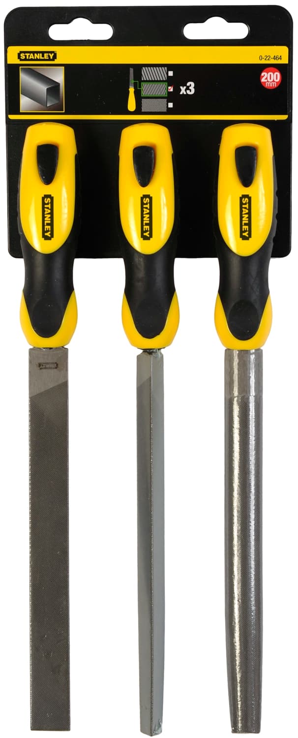 Stanley 0-22-464 Vijlenset Halfzoet 3 Delig 200mm thumbnail 4