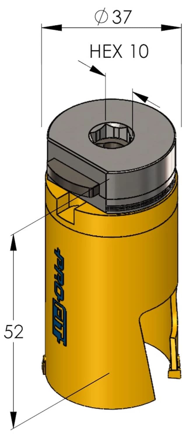 ProFit 09081038 Multi Purpose Gatzaag Incl. Adapter - 38mm thumbnail 2