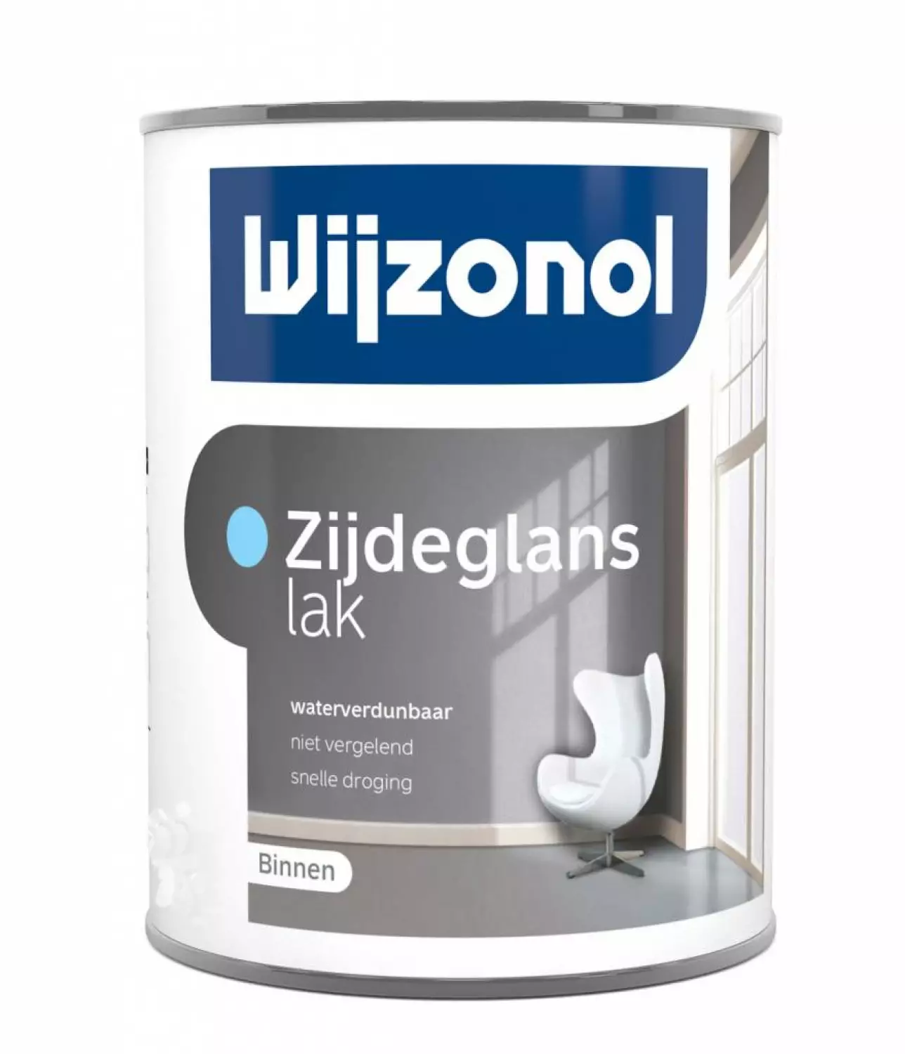 Wijzonol Zijdeglanslak Interieur Waterverdunbaar - Op Kleur Gemengd - 0,5L