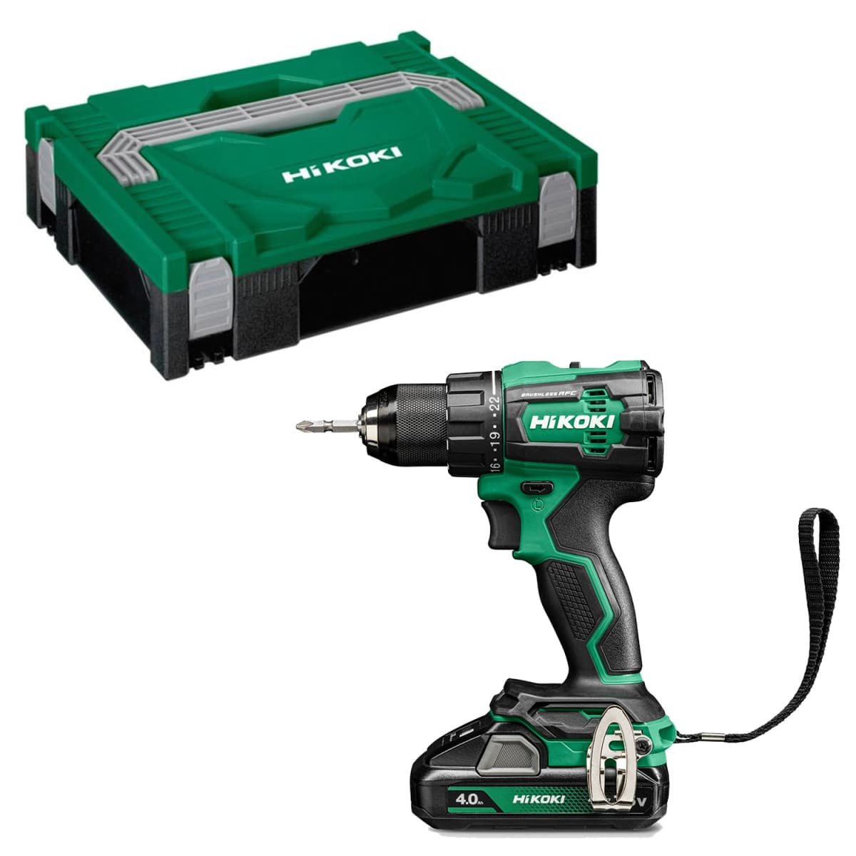 HiKOKI DS18DEWHZ Accu Boor-schroefmachine 18V - BL - 70 Nm - 2x 18V 4-0Ah - In HSC II