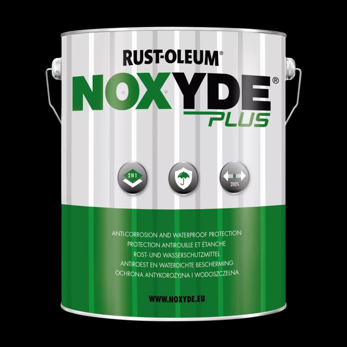 Rust-Oleum Noxyde Plus - RAL 9004 Signaalzwart - 5kg thumbnail 2