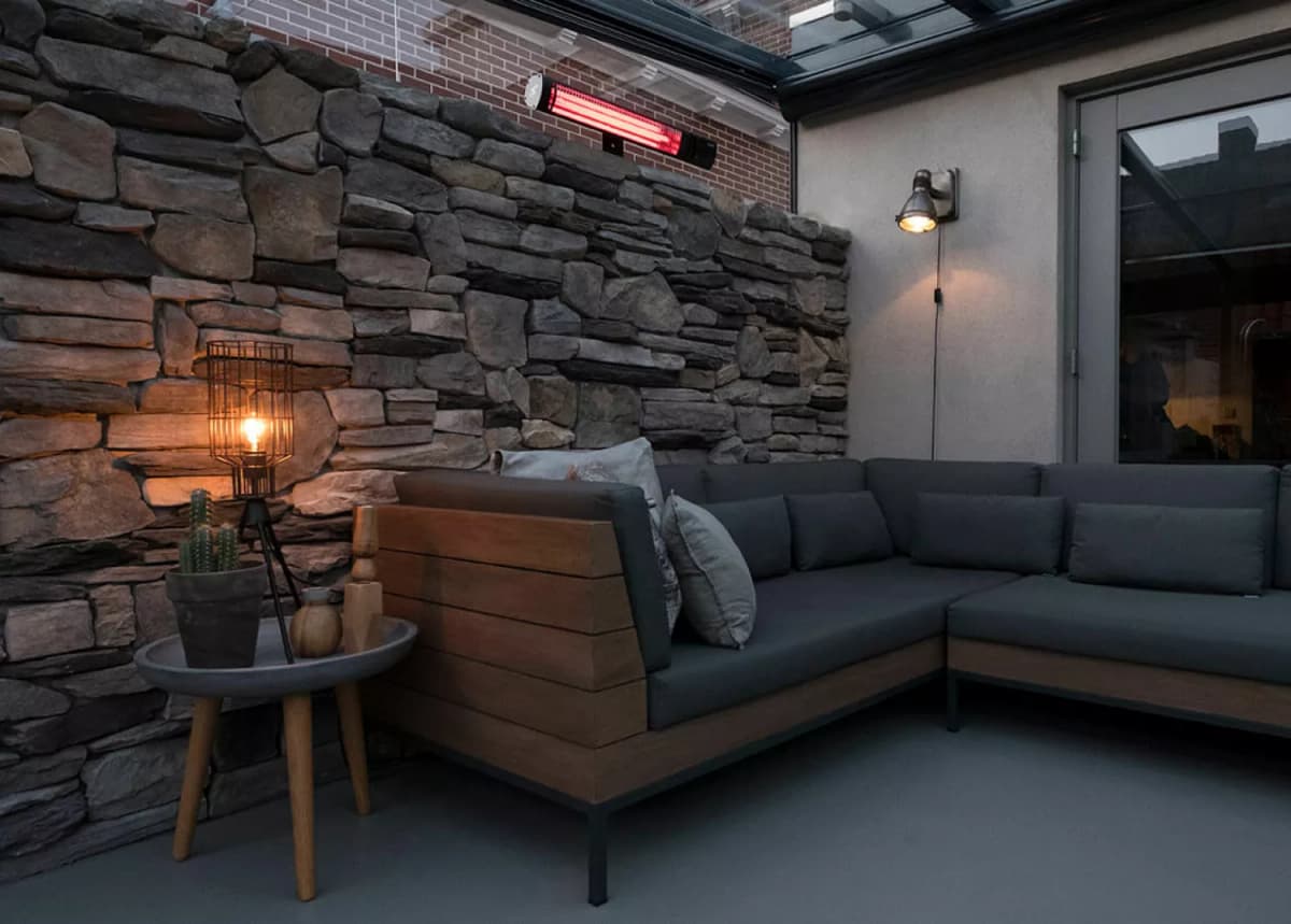 EUROM Golden Shadow 1500 Terrasverwarmer Incl. Afstandbediening - 1500W thumbnail 4