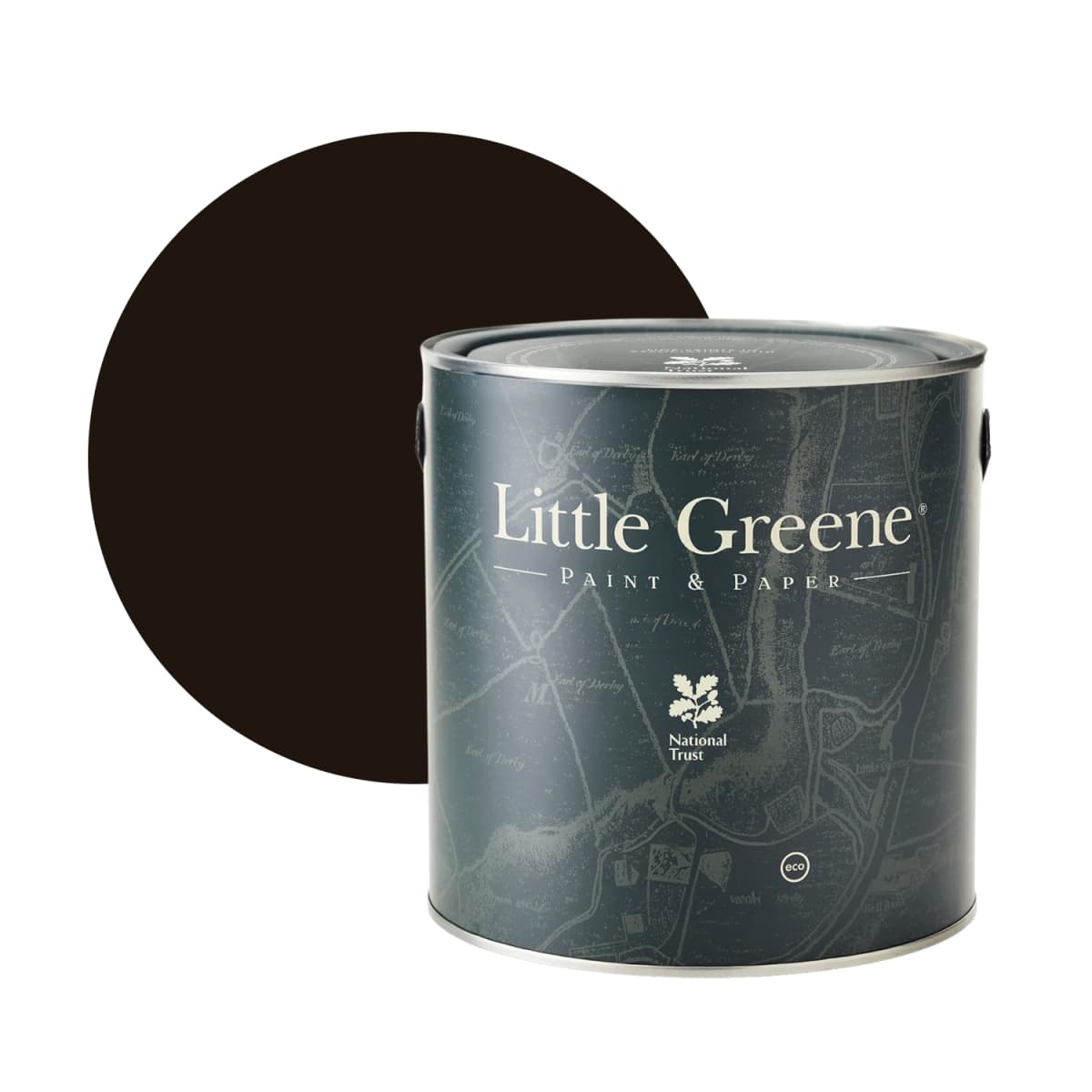 Little Greene Intelligent ASP - Chocolate Colour No. 124 - 1L