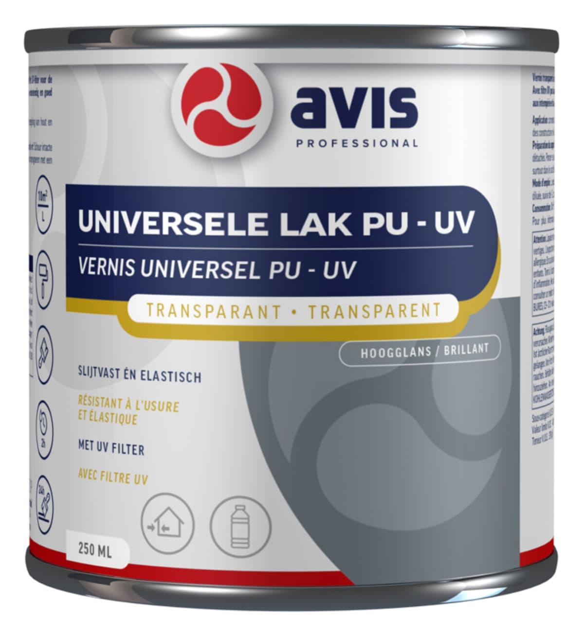 Avis Universele Lak PU/UV Hoogglans - 2,5L