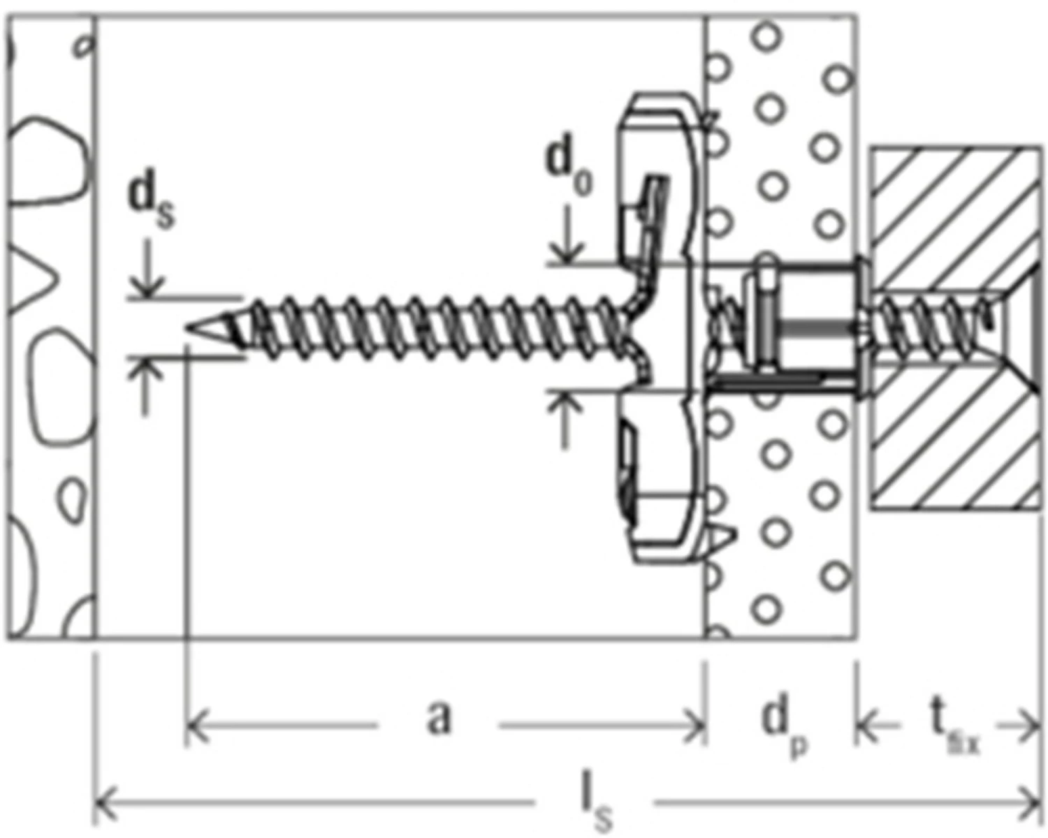 Fischer 542591 Hollewandplug DuoTec 12 S PH - 12 X 60mm - Metrische Bolkopschroef M6x70 (10st) thumbnail 2