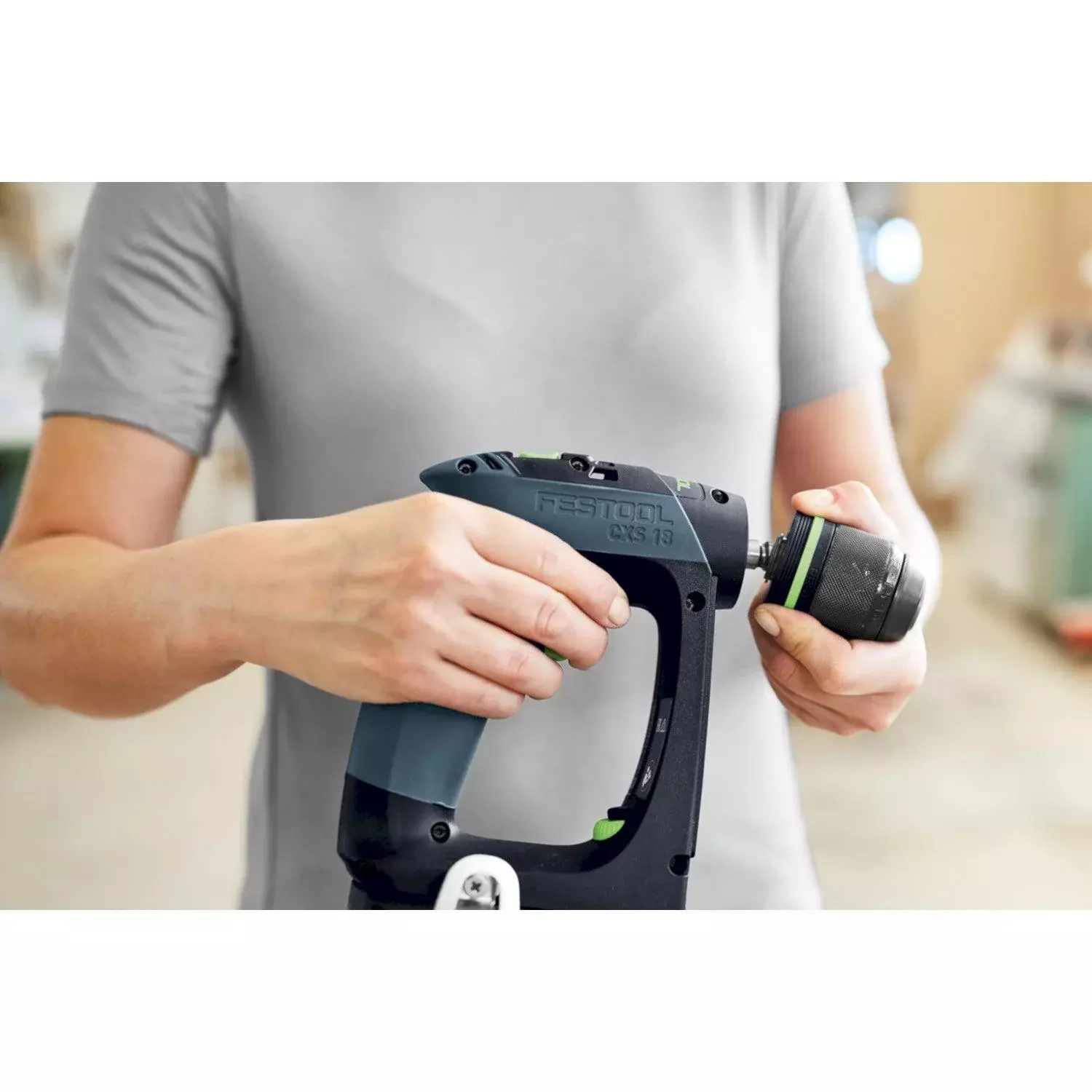 Festool CXS 18-Basic 18V Li-Ion Accu Schroefboormachine Body In Systainer - 40Nm thumbnail 3