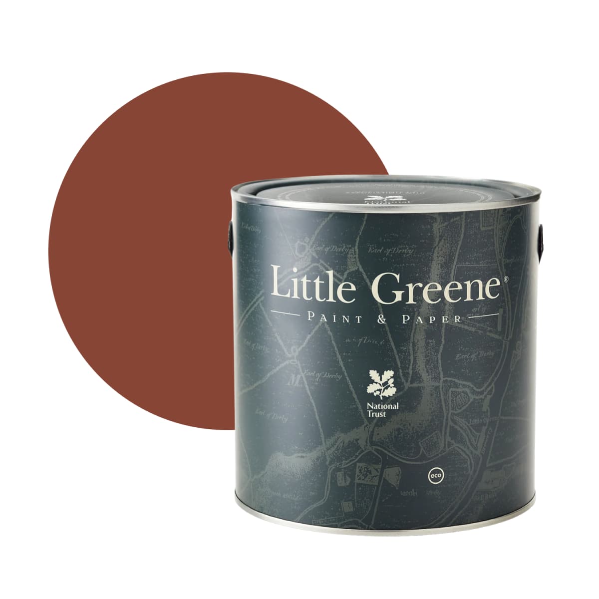 Little Greene Absolute Matt Emulsion - Tuscan Red No. 140 - 5L