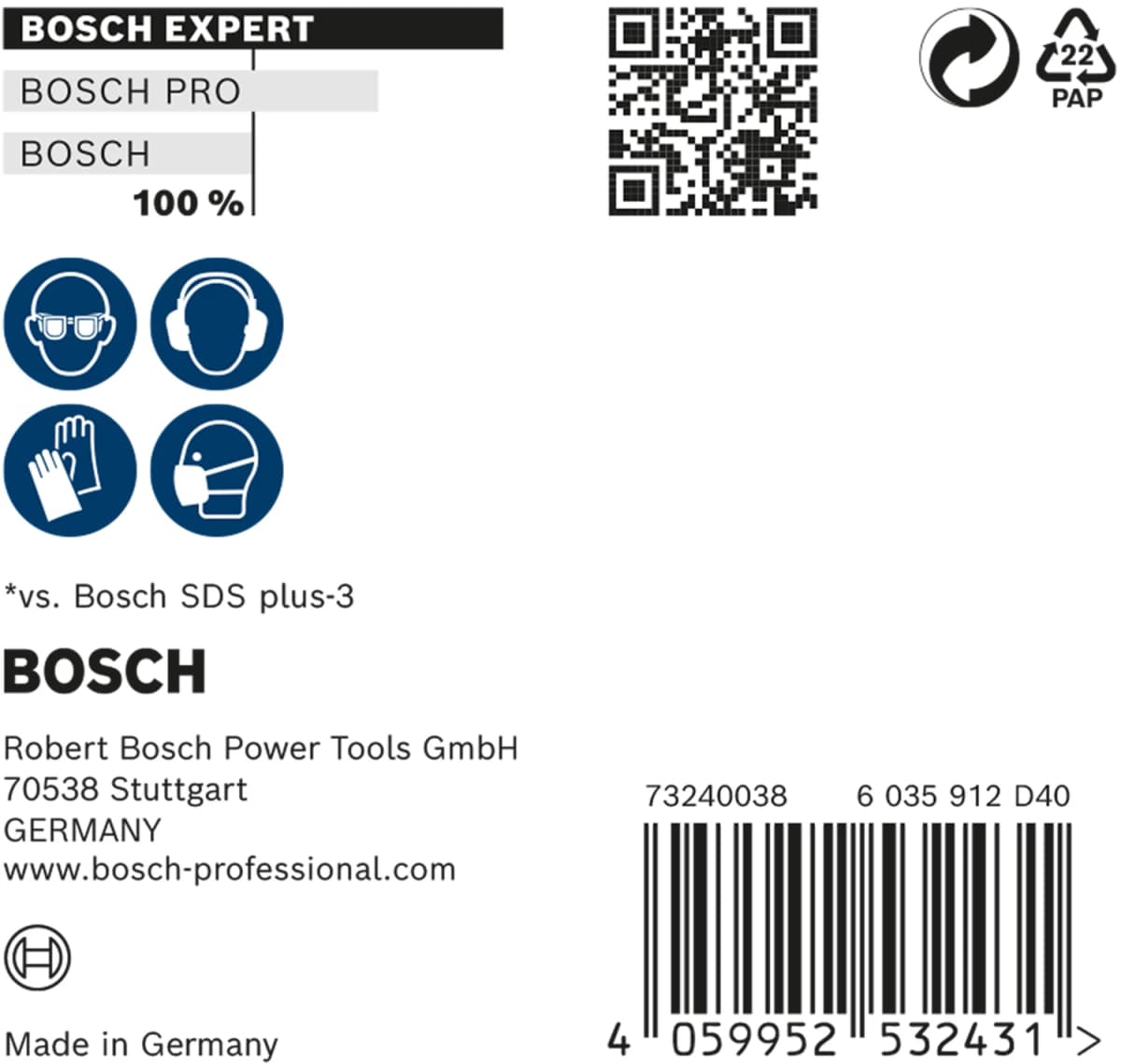 Bosch 2608900170 EXPERT Hamerboor SDS Plus-7X 10st 10x100x165mm thumbnail 3