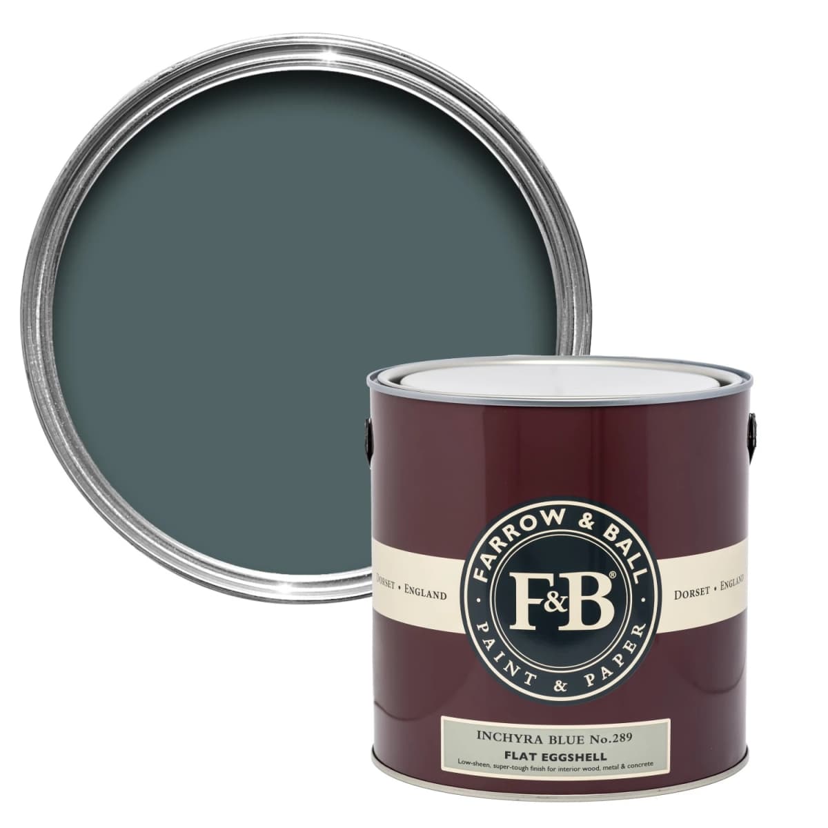 Farrow&Ball Flat Eggshell Inchyra Blue No.289 - 2,5L