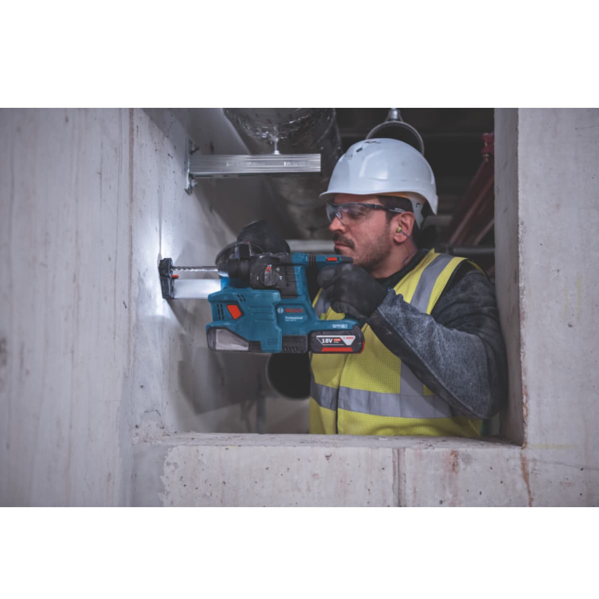 Bosch GBH 18V-22 18V Accu Combihamer Body thumbnail 4