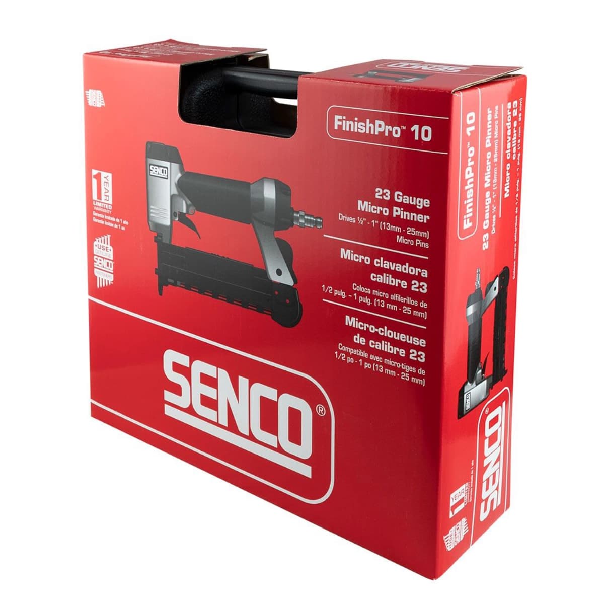 Senco FinishPro10 TF Pneumatische Micropin Tacker In Koffer - 12-25mm - 4,8-6,5 Bar thumbnail 2