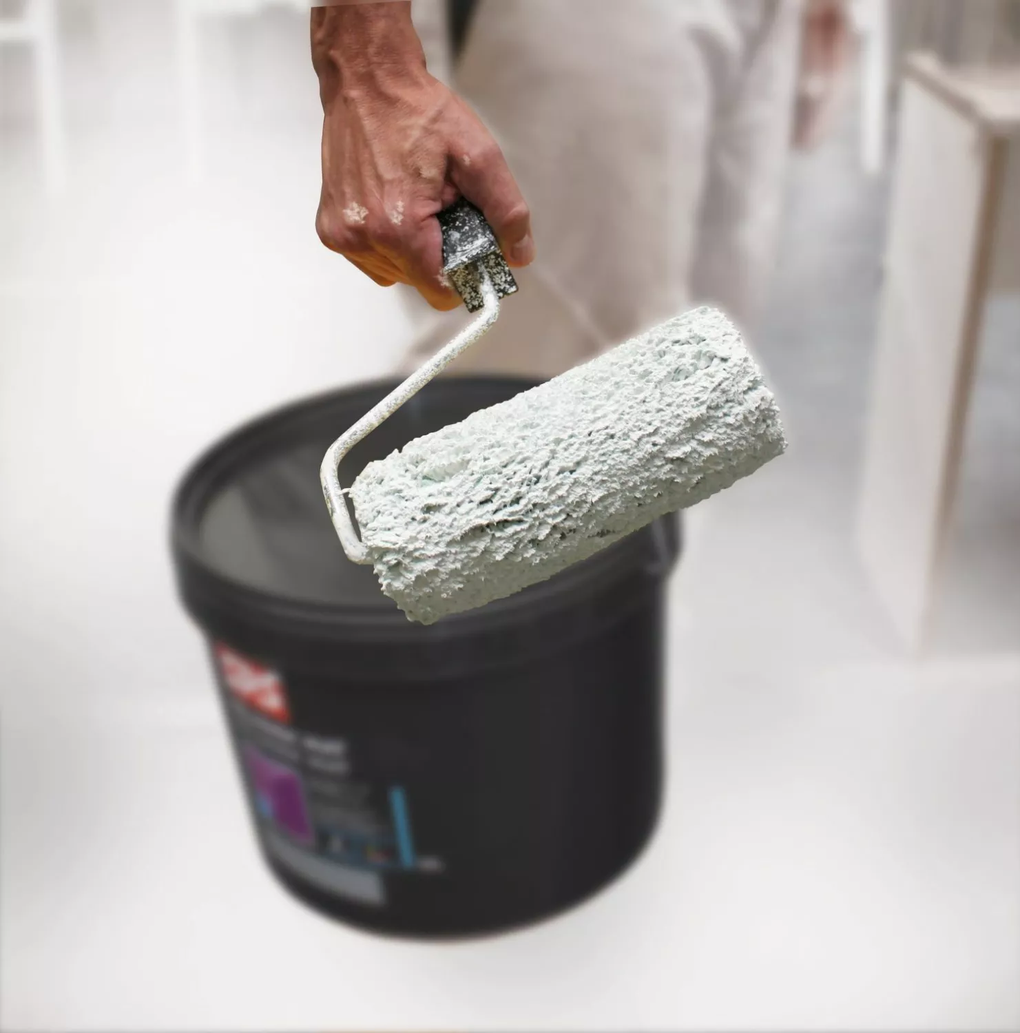 SPS Multimat Muurverf - Op Kleur Gemengd - 10L thumbnail 2