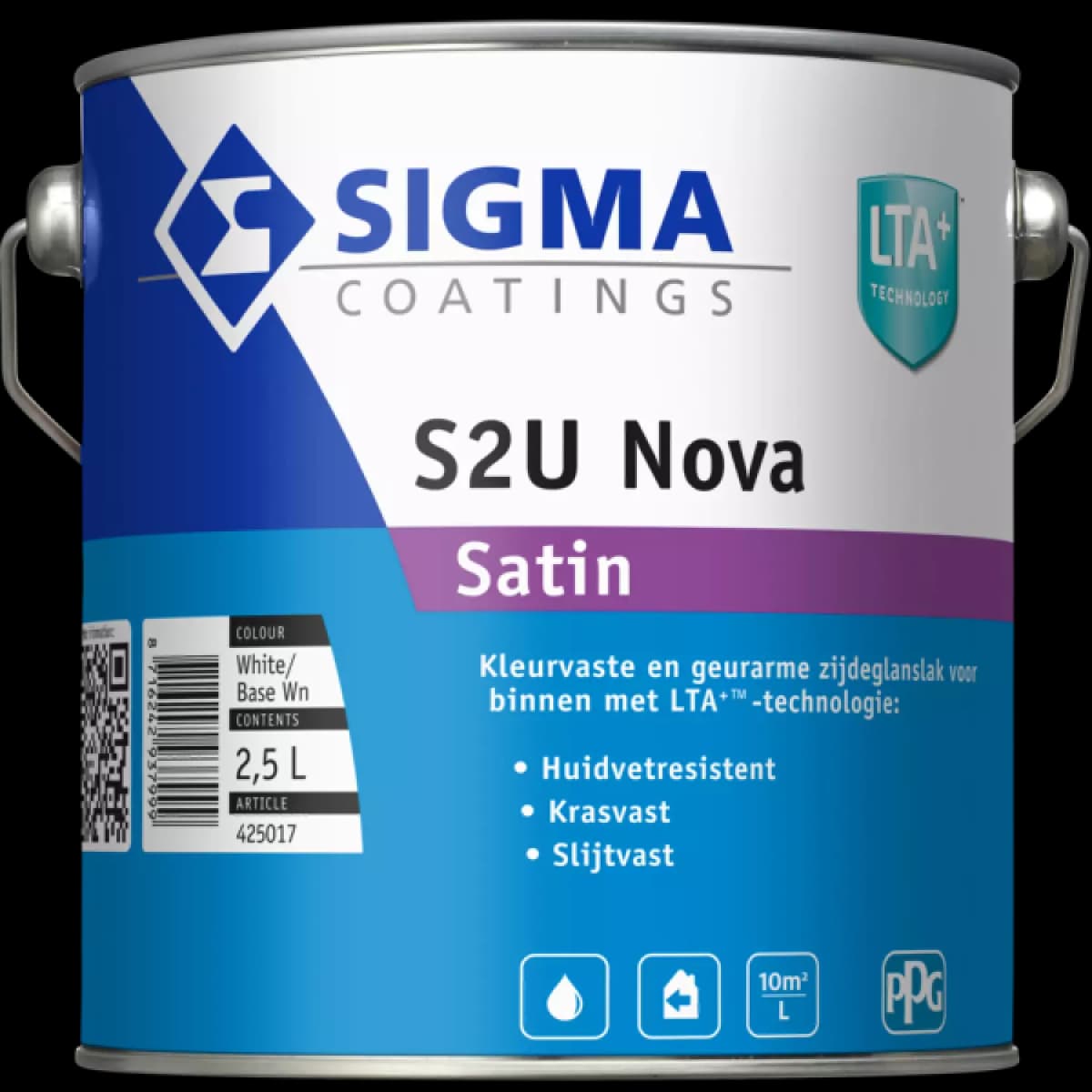 Sigma S2U Nova Satin - Op Kleur Gemengd - 2,5L - Lak