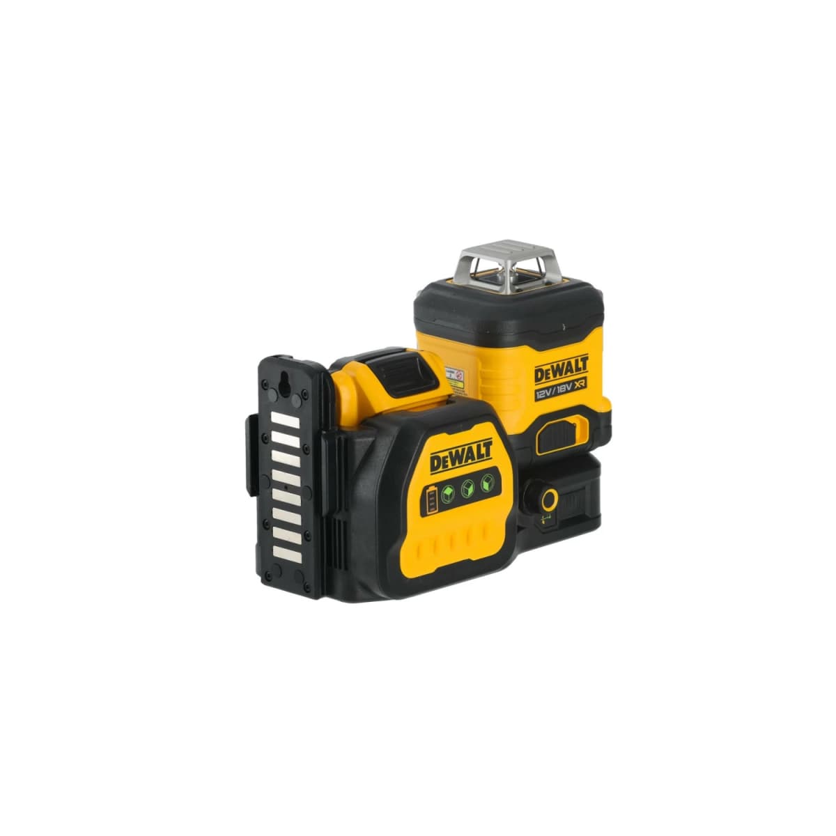 DeWALT DCE089D1G18 12V / 18V Li-ion Accu Zelfnivellerende 3x 360 Graden Kruislijnlaser Set (1x 2.0Ah Accu) In Koffer - 3 Lijnen - 30m - Groen thumbnail 2