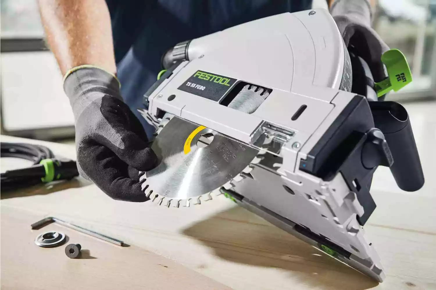 Festool TS 55 FEBQ-Plus Invalcirkelzaagmachine In Systainer - 1200W - 160mm thumbnail 3