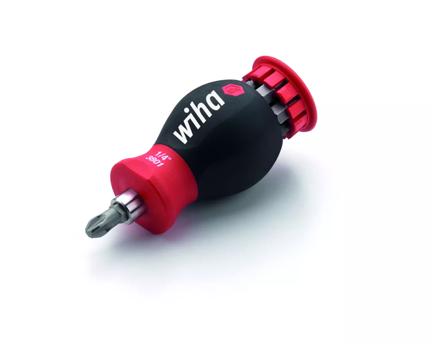Wiha 3801-01 Magazijnbithouder Stubby - Met 6 Sleuf/PH Bits thumbnail 2