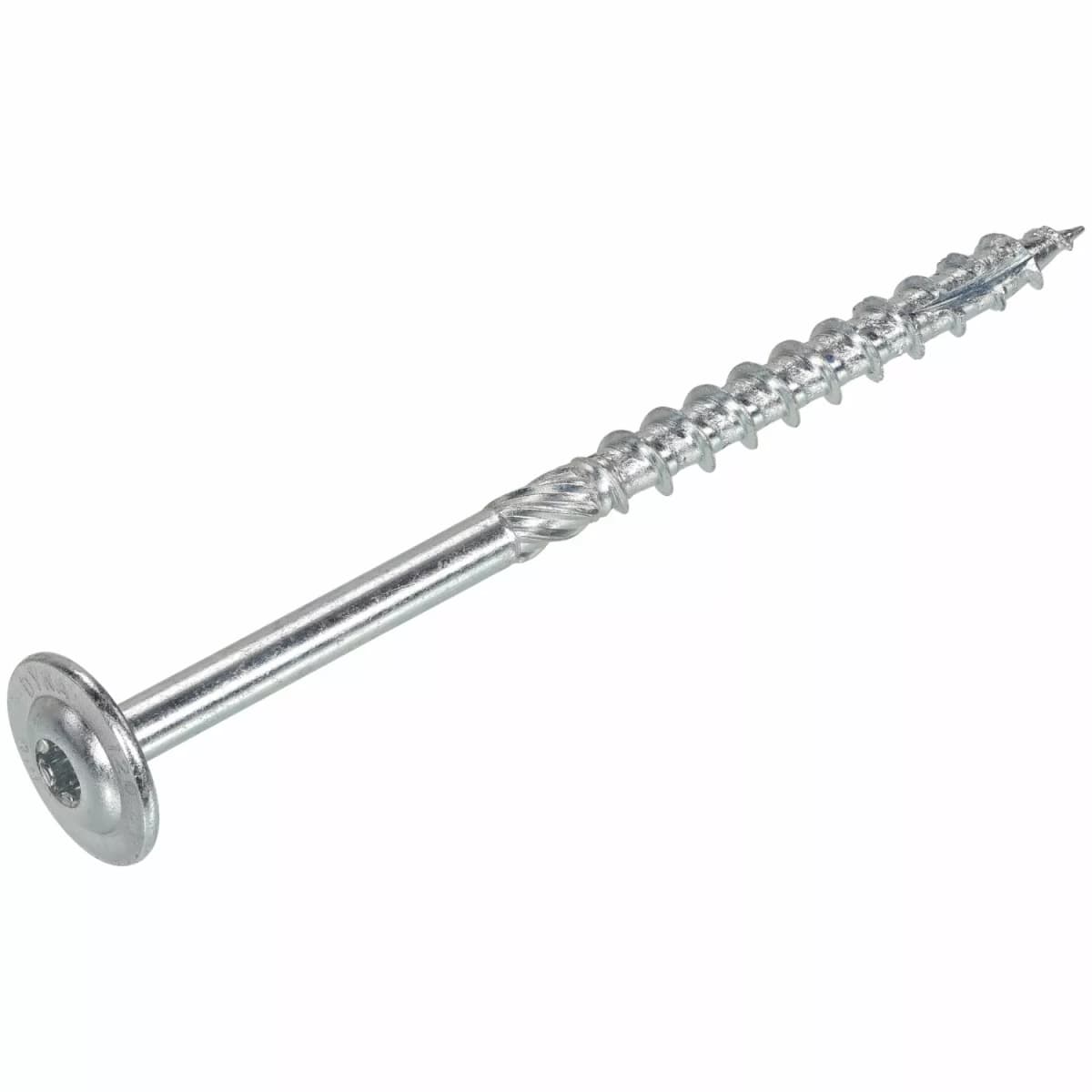 DynaPlus 0286.01.51301 Houtbouwschroef - TX30 - 6.0 X 180/80mm - Tellerkop - Deeldraad - Verzinkt (50st)